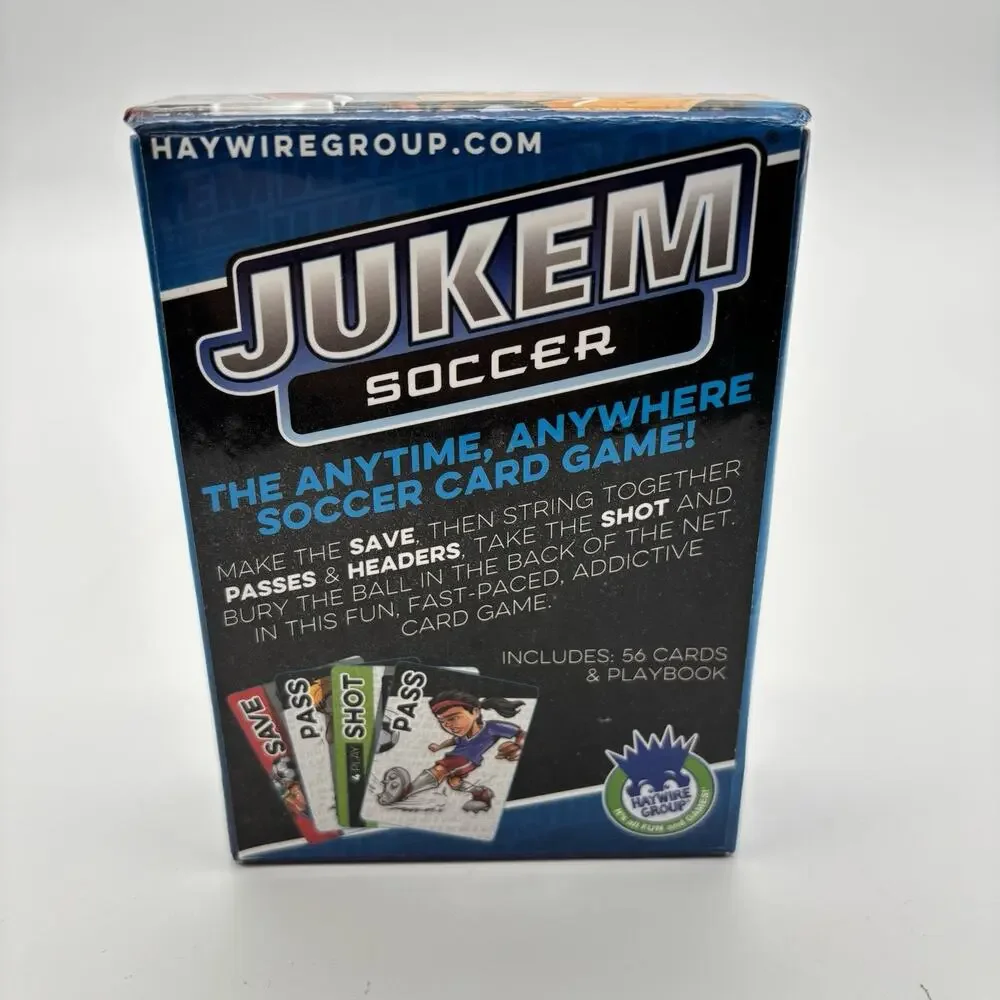 JUKEM Soccer Sports Card Game Haywire Group Complete. Very Good Condition.